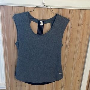 Cute gray and black tank, EUC, Medium